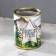 Candle in a tin bank Hile "Zvezda", 7.5x9.5 cm, type No. 1