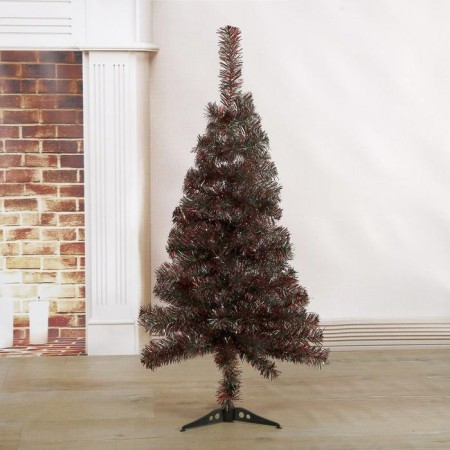 Christmas tree Rainbow with red 90 cm, D needles 6 cm, branches 90 pcs, layer stand