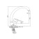 Accoona A5042 kitchen mixer, single -leaf, silumin, chrome