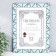 Photo frame Plastic format A4 "Chaos. Direct lines" Blue 31.5x24.5 cm