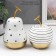 Souvenir ceramics "pear in peas" with gold 20x12x12 cm