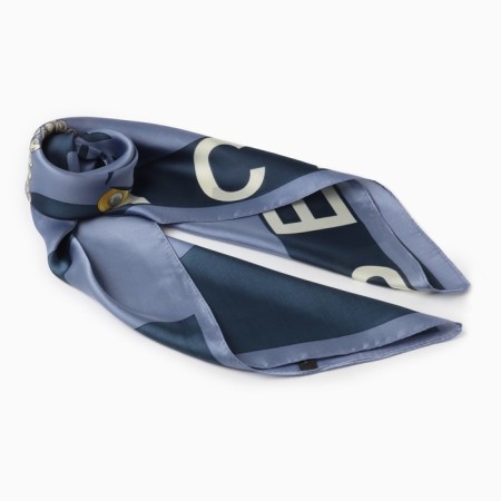 Women's scarf minku rr 70*70 cm, col. blue