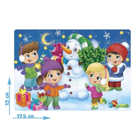 Children's puzzle "New Year's Joy", 54 elements-1
