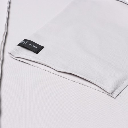 Women's T-shirt MIST BASE, S-M size, Gray color-3