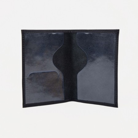 Cover for passport, black color-3