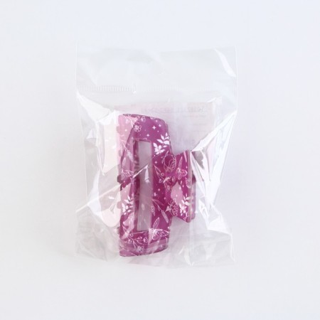 Hair crab, hairpins "stylish", bright pink, 7 x 3 x 3.5 cm-4