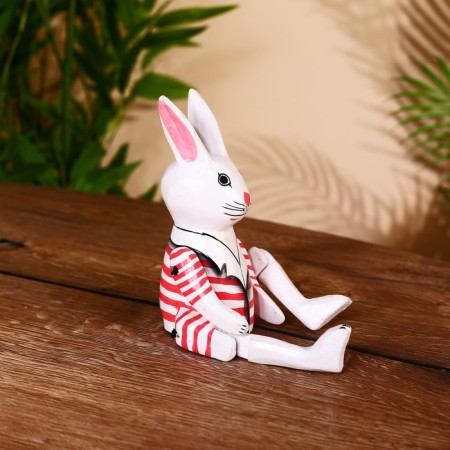 Souvenir "Bunny" hanging paws, wood 25 cm-1