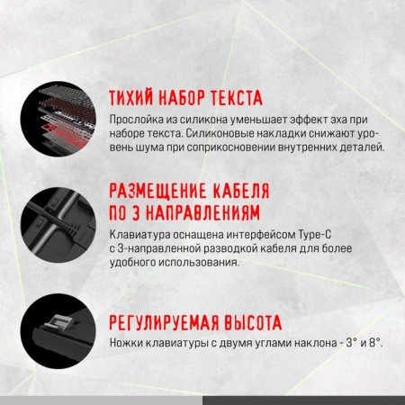 Keyboard A4Tech Bloody S98 Mechanical Black USB for Gamer Led (S98 Black)-5