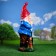 Garden figure "Dwarf with a turtle" 30x31x72cm