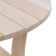 Journal table, 60 × 60 × 45cm, from linden, round