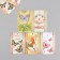 Cardboard "Butterflies" set 10 pcs (5 types) 4x6 cm