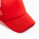 Baseball cap with minaku grid, red color, size 56-58