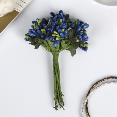 Decor for creativity "Flowers" mix 9 cm (1 set = 1 bouquet) in the bouquet 12 colors-2