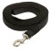 Kaponnoye zonik leash with double latex thread and reinforced carbine, 5m x 25mm, black
