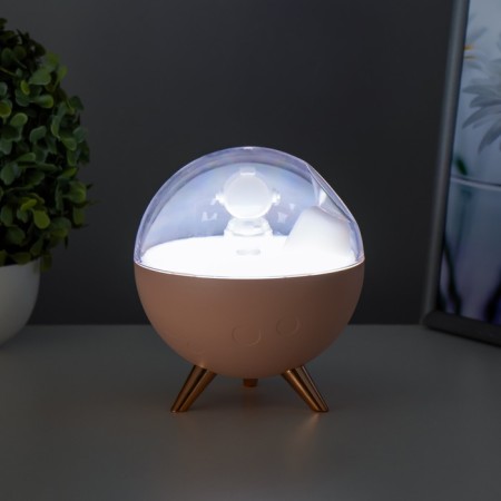 Night Moisturizer "Cosmonaut" LED USB AKB 13x13x15.5 cm Risalux-4