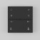 Technical DRC034-8-B, 9.1x8.6x1.5 cm wireless control panel, black color is
