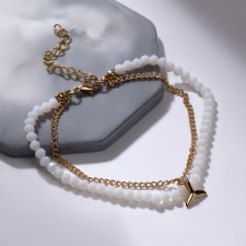Bracelet on the foot 