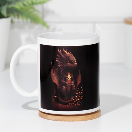 Sublimation mug "Well -being in 2024. Dragon"-1