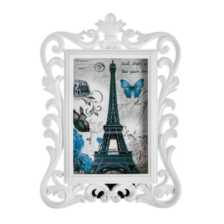 Photo frame plastic 10x15 cm "Heraldic lily" White 23.5x17.5 cm-4