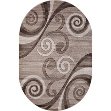 Oval carpet Merinos Mega Carving, size 150x230 cm