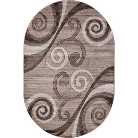 Oval carpet Merinos Mega Carving, size 150x230 cm