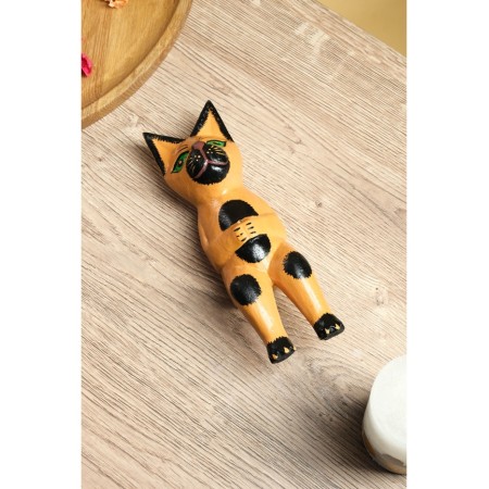 Interior souvenir "Cat Fisherman" Red 20 cm-3