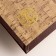Safe wood leather "Sovereign treasury" 21x13x5 cm