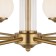 Caustra Freya Fr5185PL-06BS BOLAS, 655x655x610 mm, E27, 6x60W, brass color