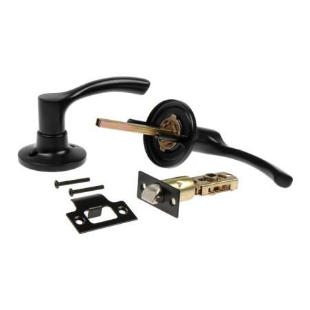 Latch (fashion 3186), interior, matte black color-3