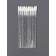 Applicators for lipstick and shine, set - 10 pcs, 9 cm, white color