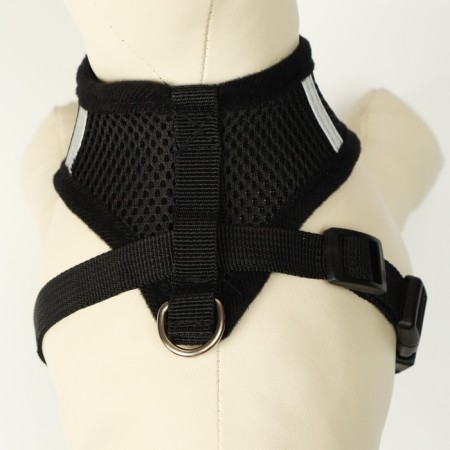 A set of ammunition with a soft harness and a reflective patch, m, Osh 26 cm, OG 36-44 cm, black 7614-4