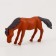 Miniature Puppet "Horse", set 2 pcs., Size 1 pc. - 4.5 × 2.5 × 1 cm, brown color