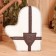 Set Gift 4 objects white "Crusader" (hat, rug, mitten, slippers)