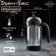 Teapot in a tender jacket - Magistro press "Helsinki", 350 ml, glass, black color