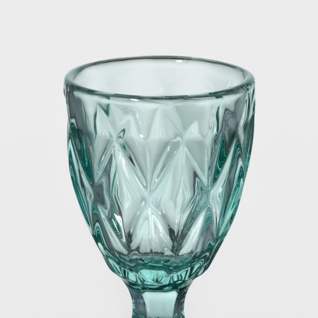 Glass glass Magistro "cruise", 50 ml, 5 × 10 cm, turquoise color-3