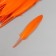 Decorative goose feathers "bright orange" set 30 pcs h = 10-12 cm