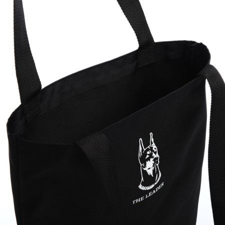 Bag Schoper "Doberman" 35x0.5x40 cm, department without lightning, without lining, black-4