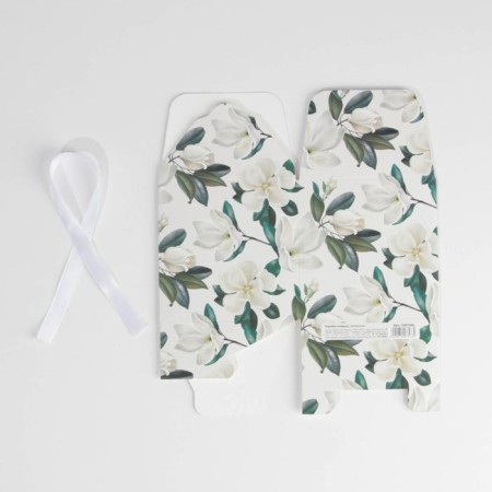 Gift folding box, packaging, jasmine, 12 x 12 x 12 cm-4