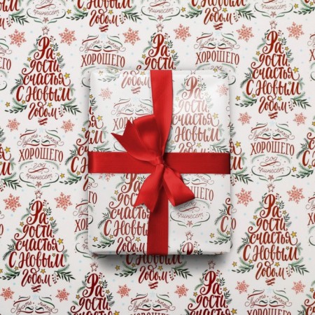 Paper Packe Glossy "Joy in the New Year", 50 x 70 cm, New Year-1