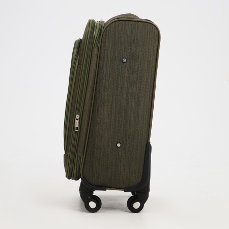 Small suitcase 20 "on lightning, code castle, with extension, khaki color-2