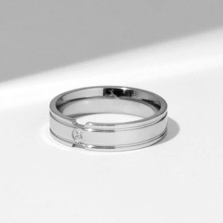 Ring Xuping Status, white color in silver, size 17-1