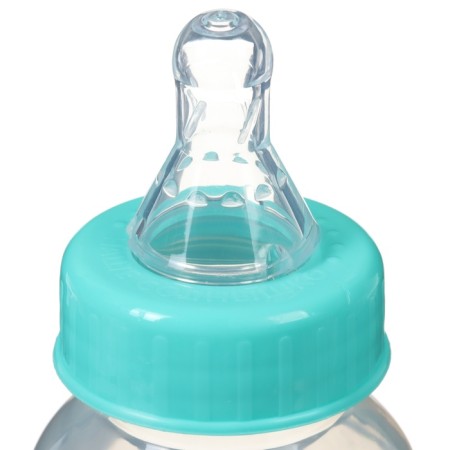 A set of bottles for feeding "Teddy Bear" 150 and 250 ml, Basic series, straight, mix-7