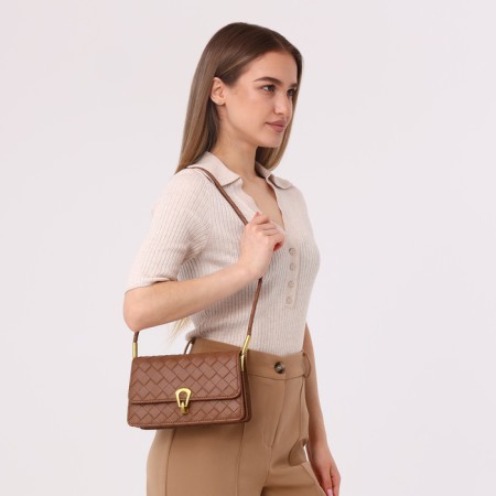 Bag-mixer on the valve, Textura, brown color-8