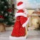Santa Claus "Curly beard" moves, 37 cm, red