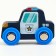 Children's "Police Machine" is compatible with a set of railway transport 6.5 × 3 × 4.5 cm