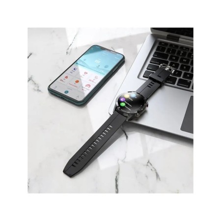 Smart hours Hoco Y2 Pro, 1.85, 240x280, BT5.0, 240 mAh, Lightning, black-3