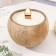 Candle in coconut aromatic, orange, soy wax, 8x10 cm, in the box