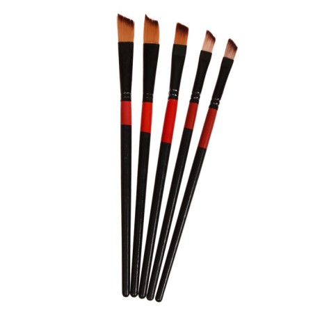 Set of brushes, nylon, flat, 5 pieces, mowed-3