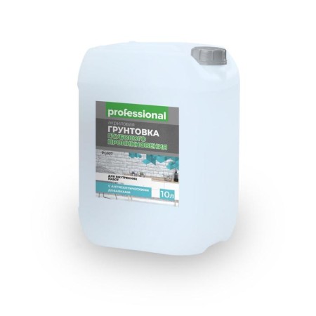 A primer of deep penetration with an antiseptic for internal work, 10 liters