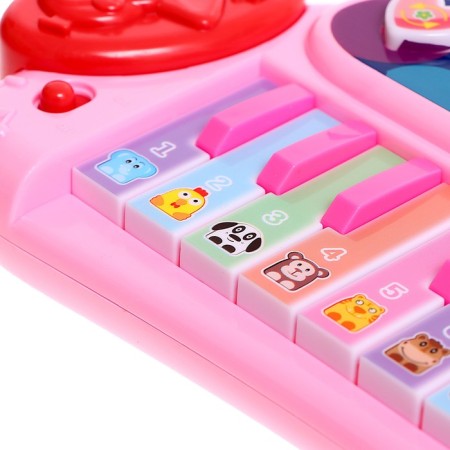 Piano "Funny beasts", sound, pink color-3